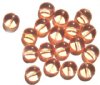 20 13x6mm Flat Rounded Rosaline Disk Beads
